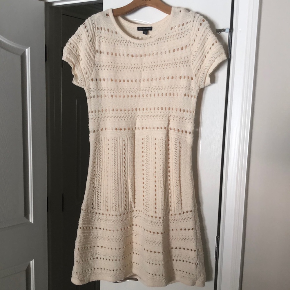 Saks Fifth Avenue adorable large cream dress